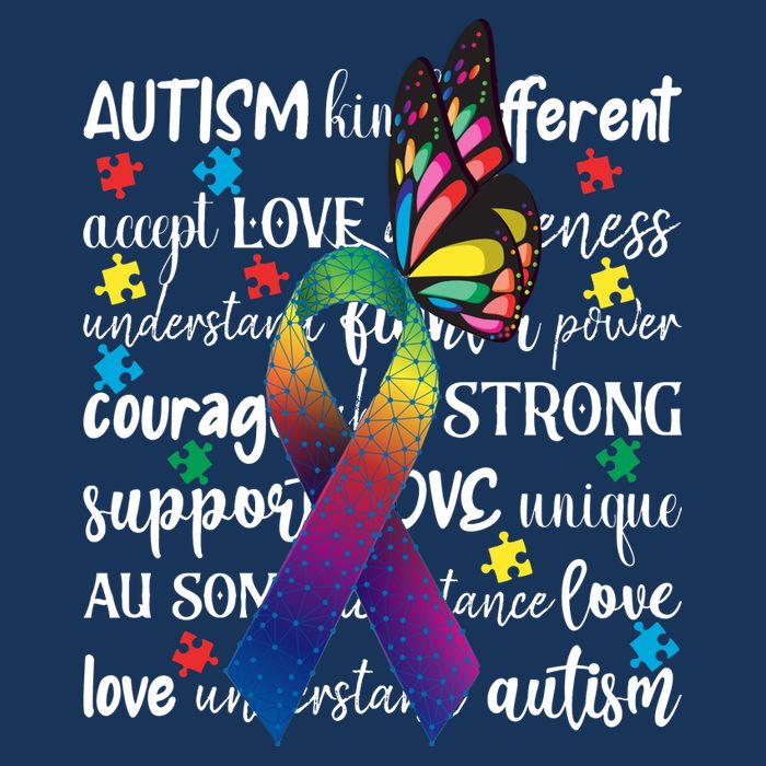 Autism Acceptance Butterfly Different Is Beautiful Infant Baby Jersey Bodysuit