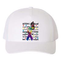 Autism Acceptance Butterfly Different Is Beautiful Yupoong Adult 5-Panel Trucker Hat