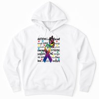 Autism Acceptance Butterfly Different Is Beautiful Hoodie