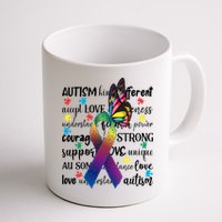 Autism Acceptance Butterfly Different Is Beautiful Mug