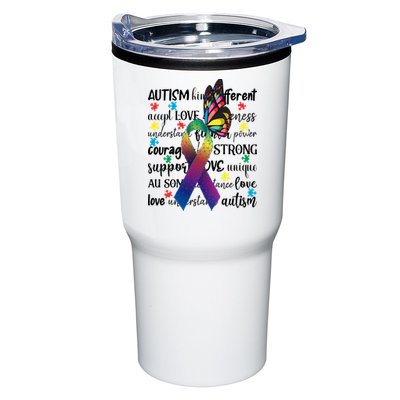 Autism Acceptance Butterfly Different Is Beautiful Tumbler