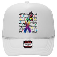 Autism Acceptance Butterfly Different Is Beautiful Trucker Hat
