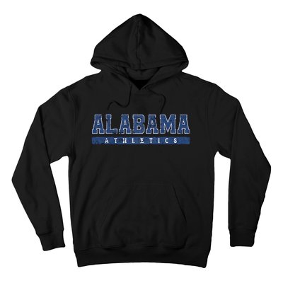 Alabama Athletics Blue Vintage Text Hoodie