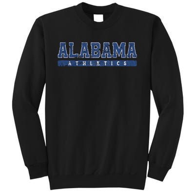 Alabama Athletics Blue Vintage Text Sweatshirt