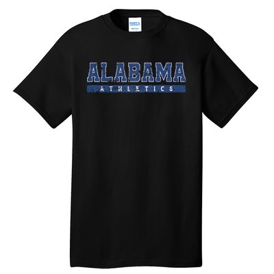 Alabama Athletics Blue Vintage Text Tall T-Shirt