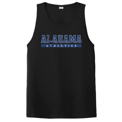 Alabama Athletics Blue Vintage Text PosiCharge Competitor Tank