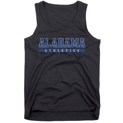 Alabama Athletics Blue Vintage Text Tank Top