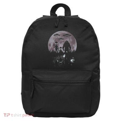 Alien And Bigfoot Moon Sasquatch Ufo For Men Women! Aliens 16 in Basic Backpack