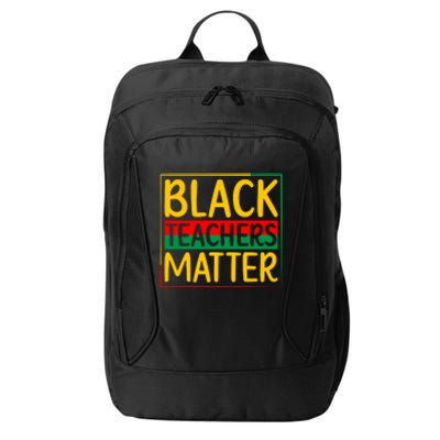 Afro America Black Teachers Matter For Black History Month Gift City Backpack