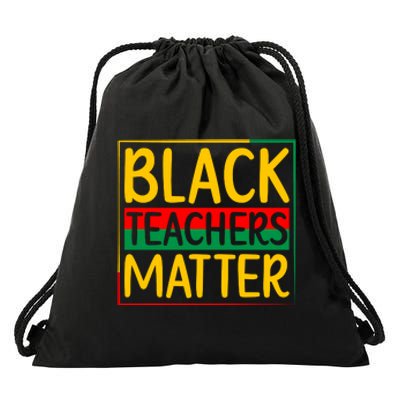 Afro America Black Teachers Matter For Black History Month Gift Drawstring Bag