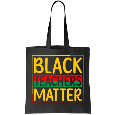 Afro America Black Teachers Matter For Black History Month Gift Tote Bag