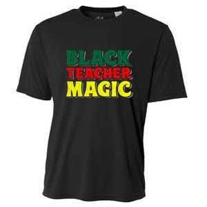 African American Black Teacher Magic For Black History Month Cooling Performance Crew T-Shirt