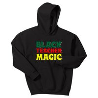 African American Black Teacher Magic For Black History Month Kids Hoodie