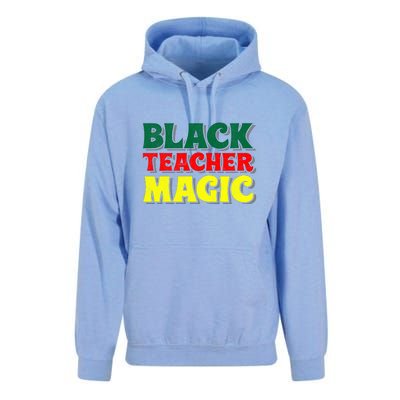 African American Black Teacher Magic For Black History Month Unisex Surf Hoodie