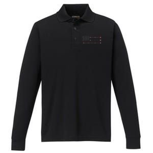 Archery Archer Bow Hunting Hunt Performance Long Sleeve Polo