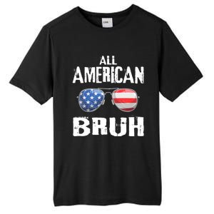 All American Bruh 4th Of July Patriotic Tall Fusion ChromaSoft Performance T-Shirt