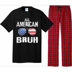 All American Bruh 4th Of July Patriotic Pajama Set