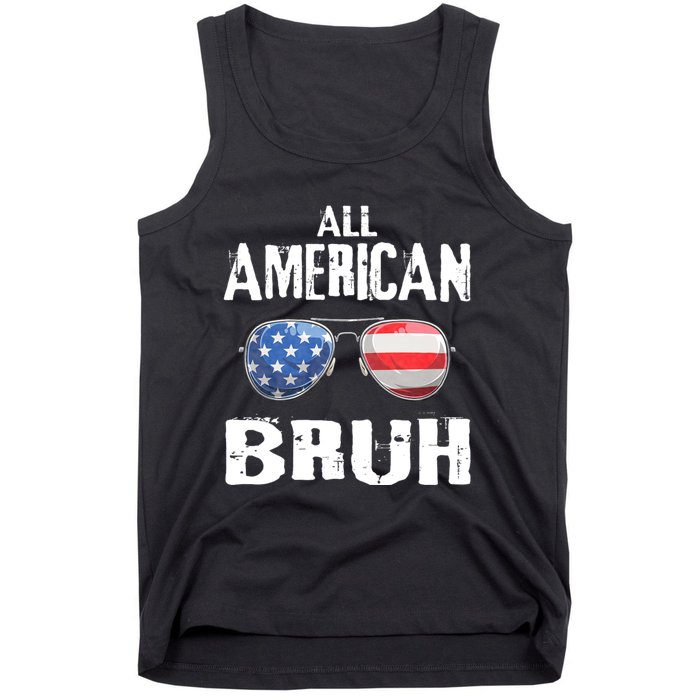 All American Bruh 4th Of July Patriotic Tank Top