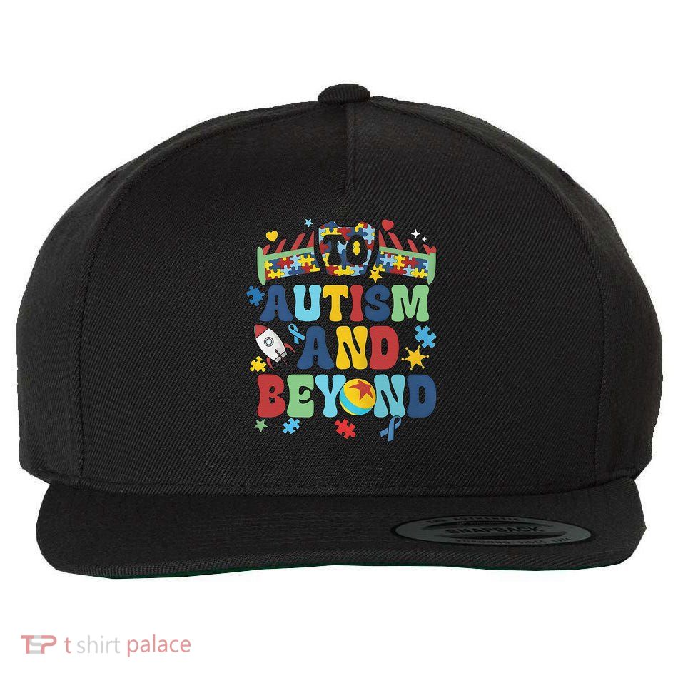 Autism And Beyond Autism Awareness Cowboy Wool Snapback Cap