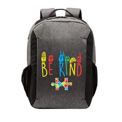 Autism Awareness Be Kind Sign Language Kindness Funny Gift Vector Backpack