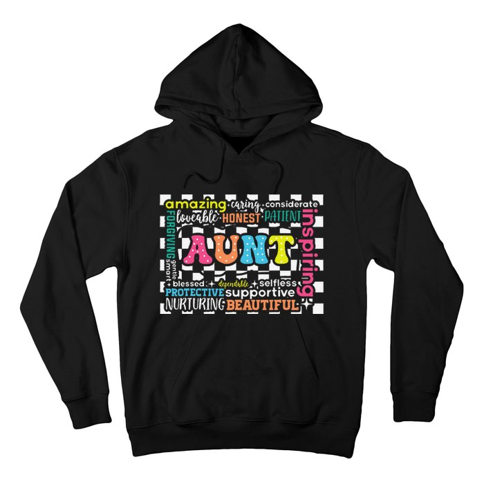 Amazing Aunt Birthday MothersS Day Best Idea For Cool Aunt Hoodie