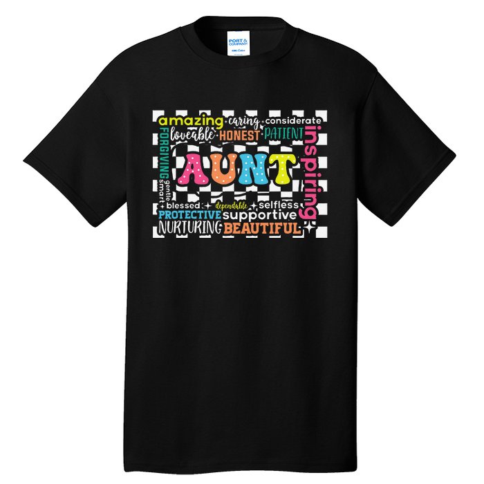 Amazing Aunt Birthday MothersS Day Best Idea For Cool Aunt Tall T-Shirt