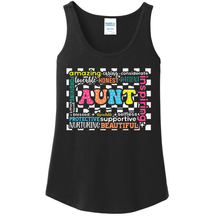 Amazing Aunt Birthday MothersS Day Best Idea For Cool Aunt Ladies Essential Tank