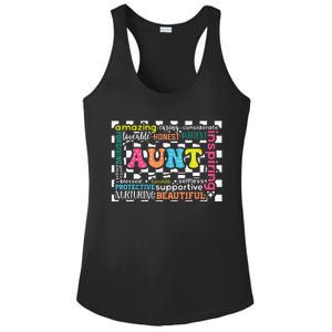 Amazing Aunt Birthday MothersS Day Best Idea For Cool Aunt Ladies PosiCharge Competitor Racerback Tank