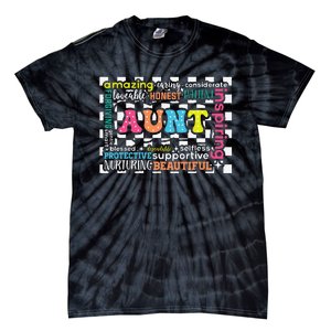 Amazing Aunt Birthday MothersS Day Best Idea For Cool Aunt Tie-Dye T-Shirt