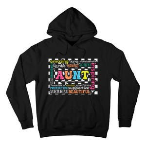 Amazing Aunt Birthday MothersS Day Best Idea For Cool Aunt Tall Hoodie