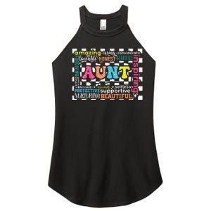 Amazing Aunt Birthday MothersS Day Best Idea For Cool Aunt Women's Perfect Tri Rocker Tank