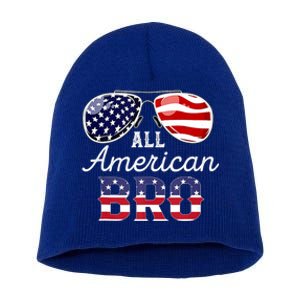 All American Bro 4th Of July Family Matching Sunglasses Cute Gift Short Acrylic Beanie