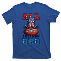 All American Bro Design 4th Of July Football Great Gift T-Shirt