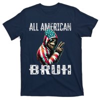 All American Bruh 4th Of July Patriotic Bigfoot T-Shirt