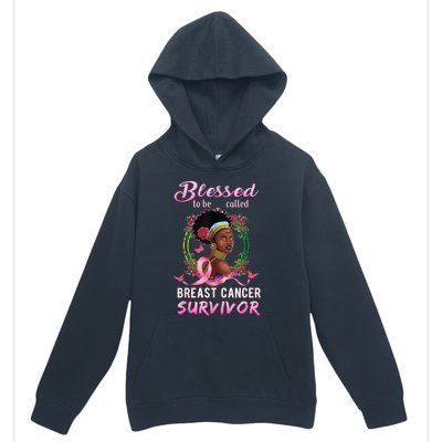 African American Breast Cancer Design Women Blessed Survivor Urban Pullover Hoodie