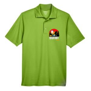 Alien And Bigfoot (I Saw Bigfoot Too) Men's Origin Performance Pique Polo