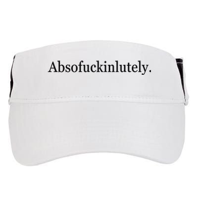 Absofukinlutely Adult Drive Performance Visor