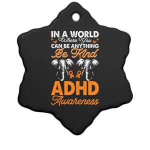 Adhd Awareness Be Anything Be Kind Autism Awareness Meaningful Gift Ceramic Star Ornament