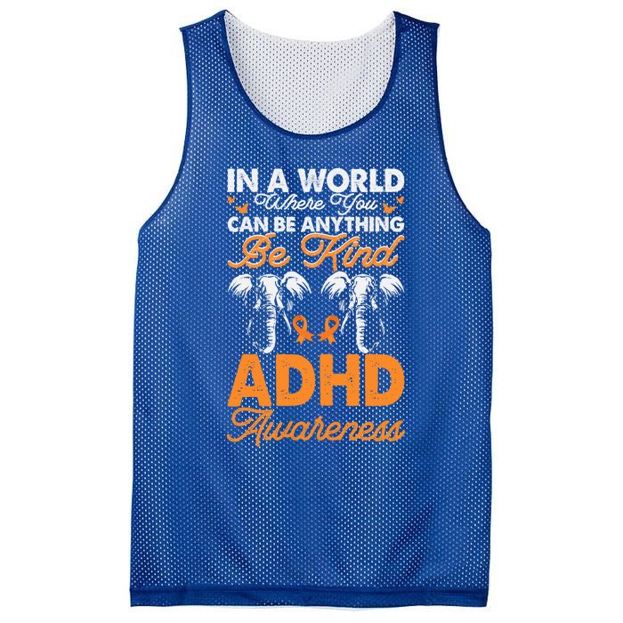 Adhd Awareness Be Anything Be Kind Autism Awareness Meaningful Gift Mesh Reversible Basketball Jersey Tank