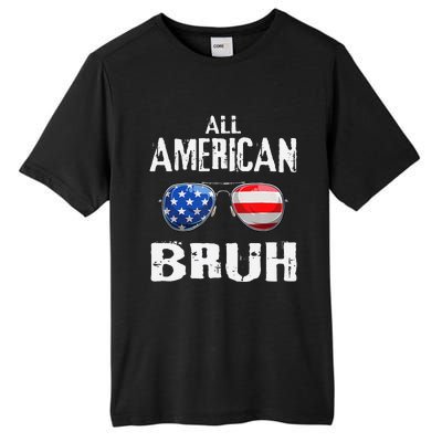 All American Bruh 4th Of July Boy Patriotic Gift Tall Fusion ChromaSoft Performance T-Shirt