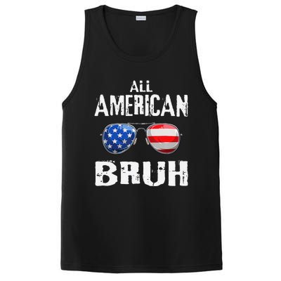 All American Bruh 4th Of July Boy Patriotic Gift PosiCharge Competitor Tank