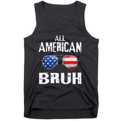 All American Bruh 4th Of July Boy Patriotic Gift Tank Top