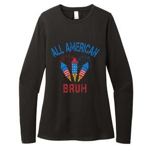 All American Bruh 4th Of July Teens Womens CVC Long Sleeve Shirt