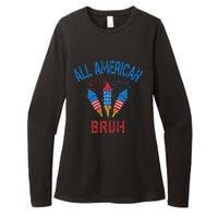 All American Bruh 4th Of July Teens Womens CVC Long Sleeve Shirt