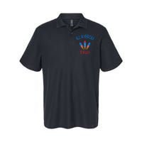 All American Bruh 4th Of July Teens Softstyle Adult Sport Polo