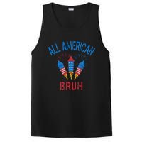 All American Bruh 4th Of July Teens PosiCharge Competitor Tank