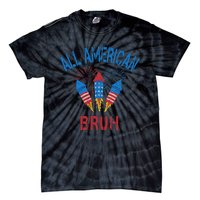 All American Bruh 4th Of July Teens Tie-Dye T-Shirt