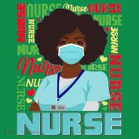 African American Black Nurse Premium T-Shirt