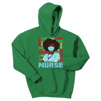 African American Black Nurse Kids Hoodie