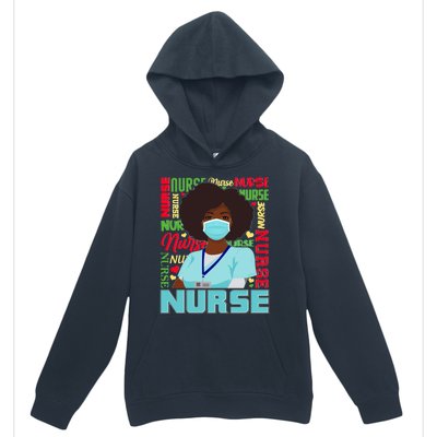 African American Black Nurse Urban Pullover Hoodie